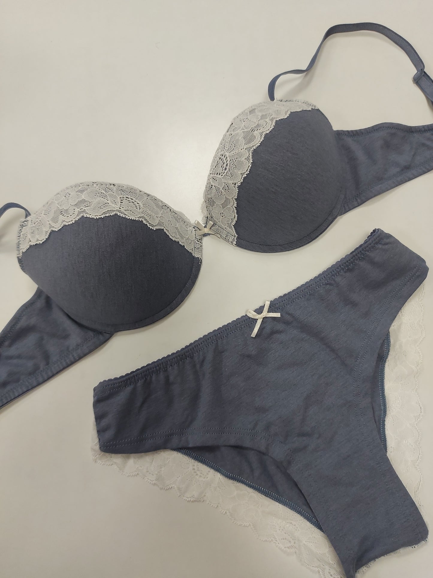 Coordinato Push-up con Slip Jadea 4542