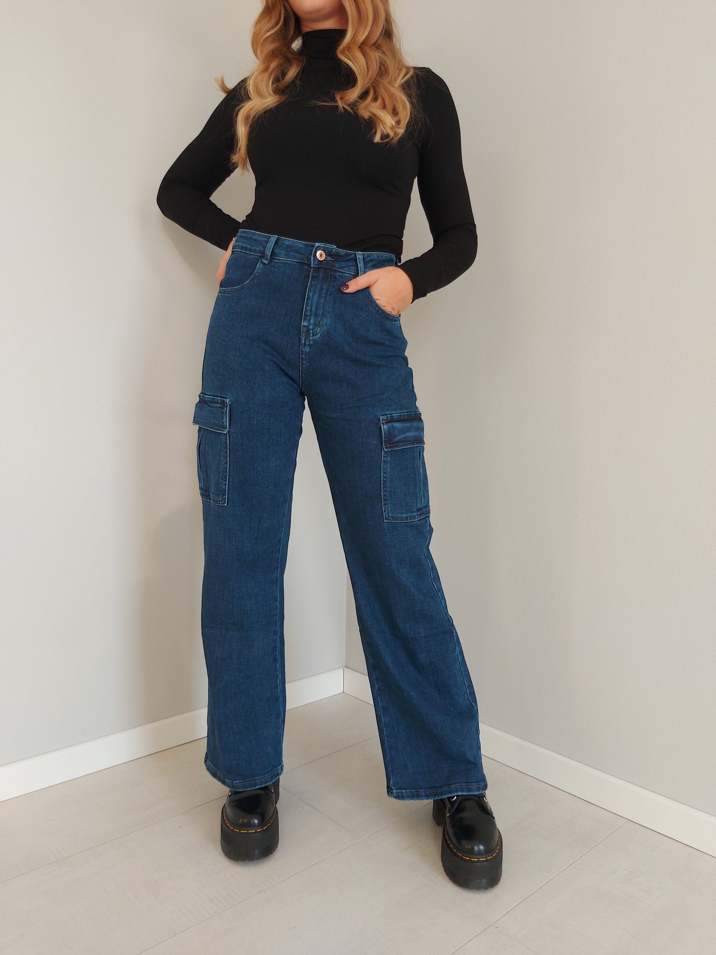 Jeans Cargo Palazzo