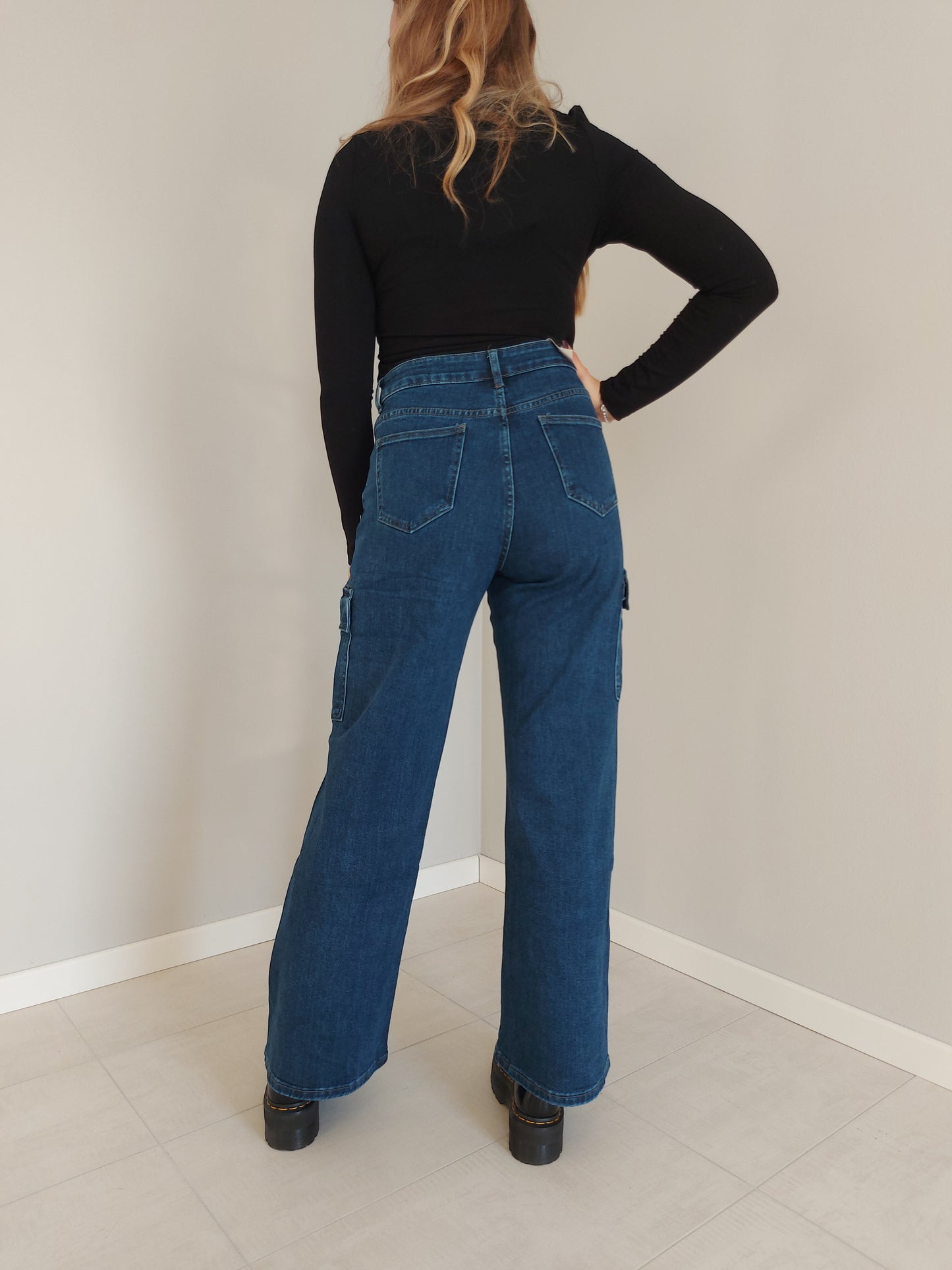 Jeans Cargo Palazzo