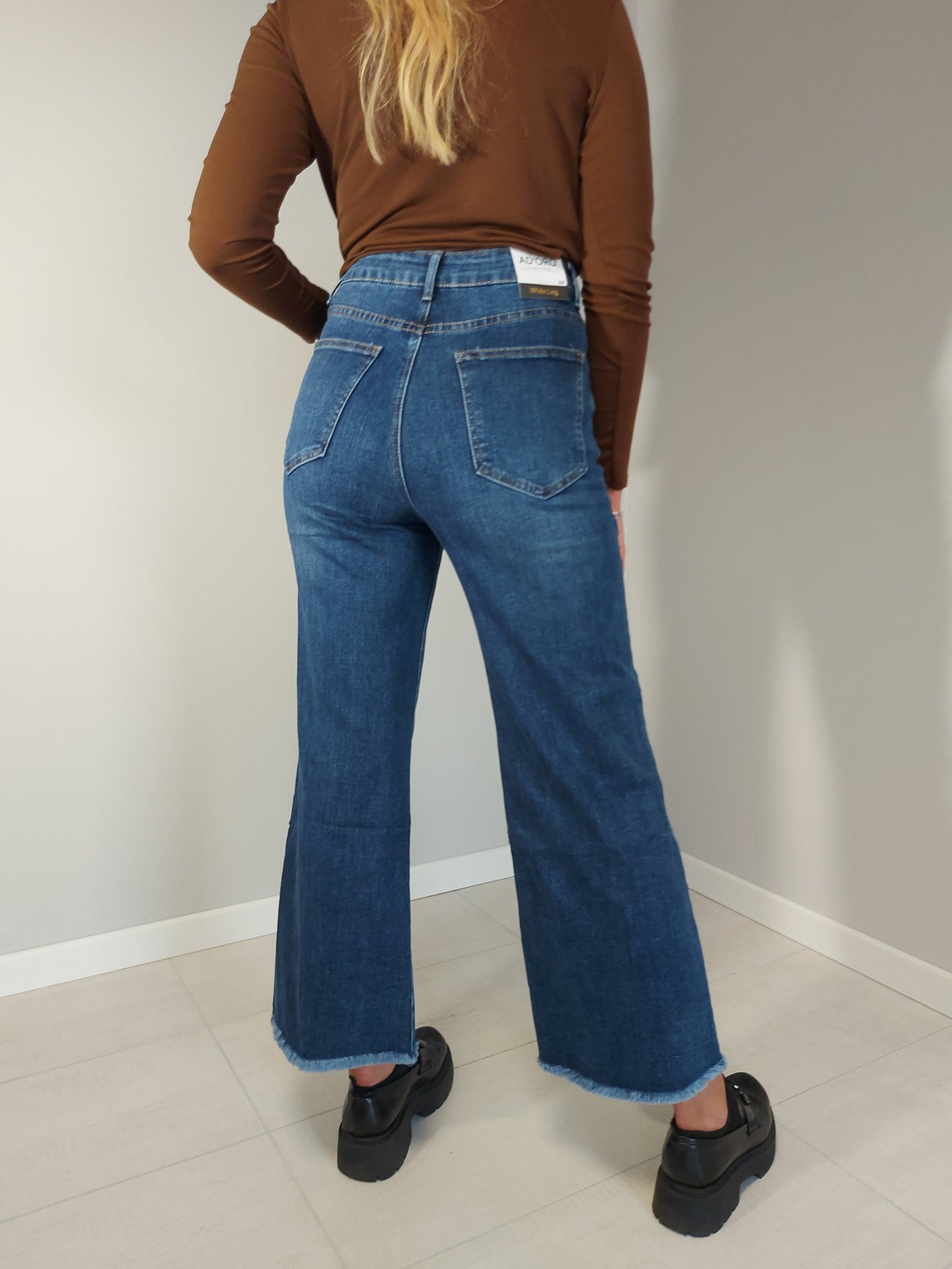 Jeans a Palazzo Vita Alta