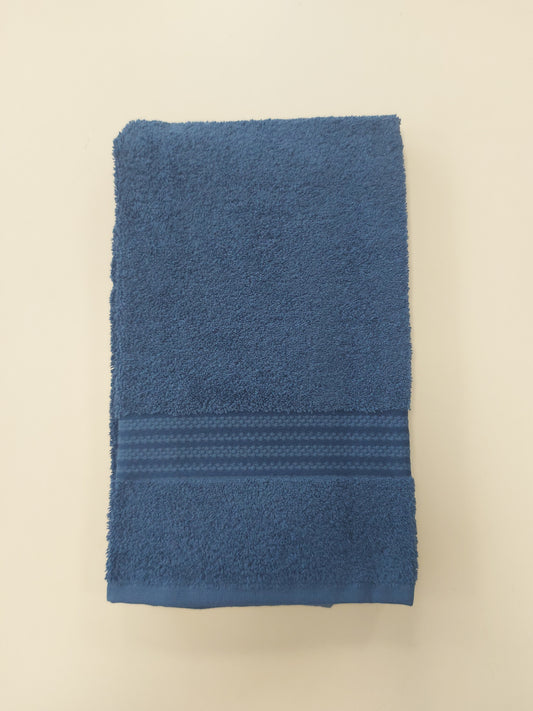 Asciugamani Viso 60X110 Blu Aquilatex