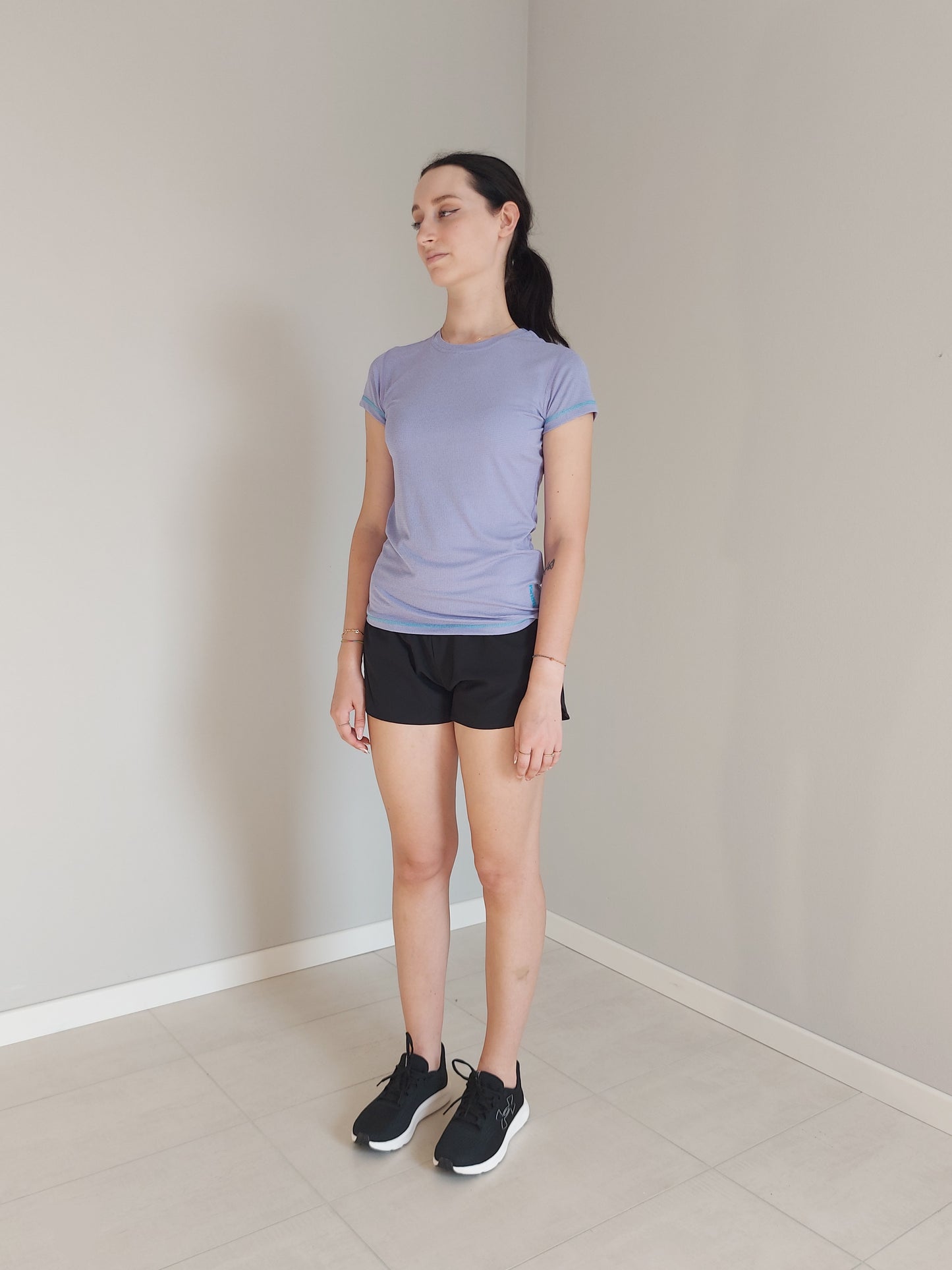 T-shirt Sportiva Fitness e Running Brugi Lilla
