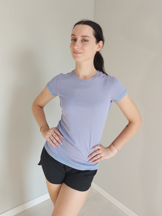 T-shirt Sportiva Fitness e Running Brugi Lilla