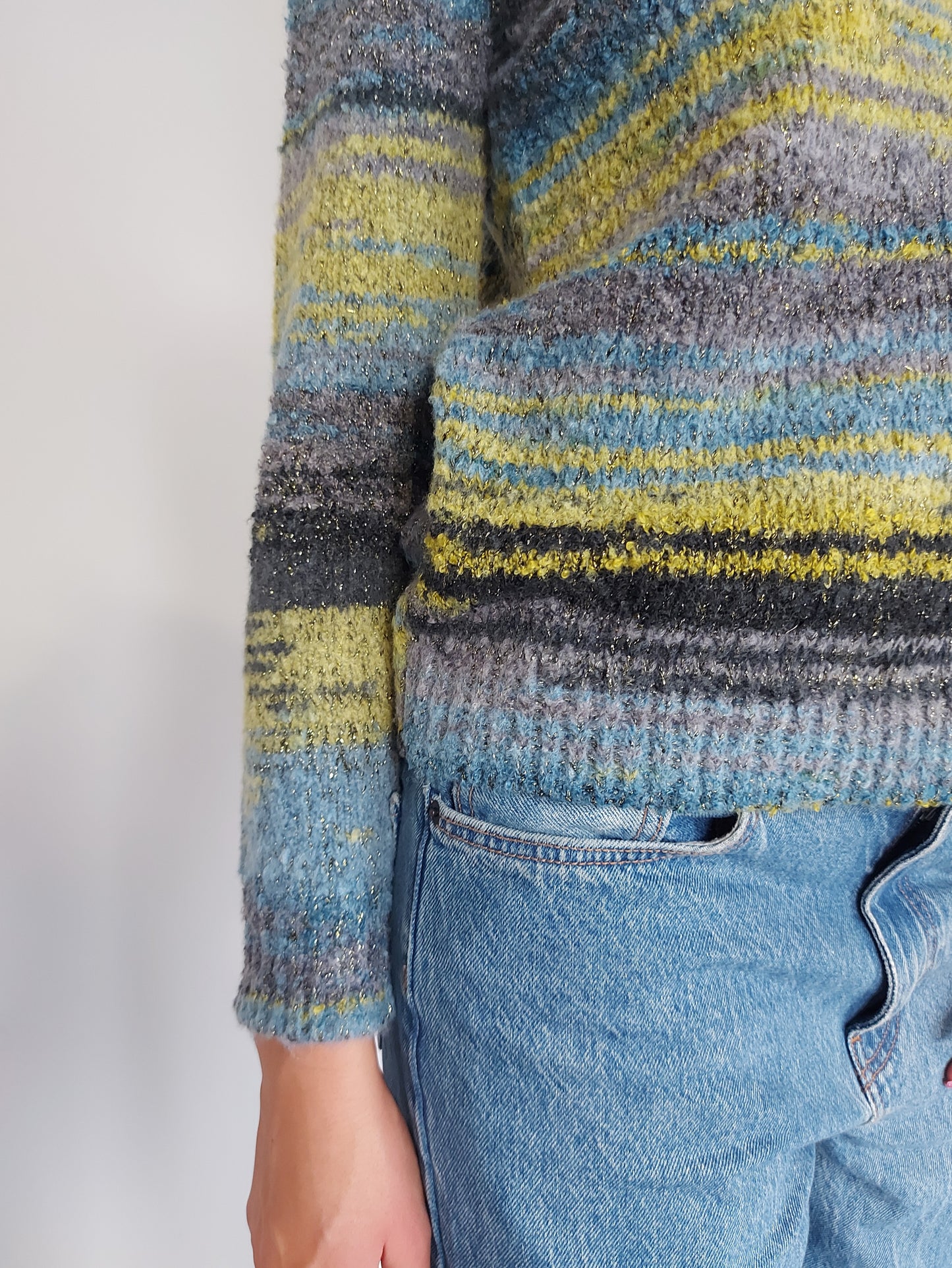 Maglione Caldo Girocollo Lime