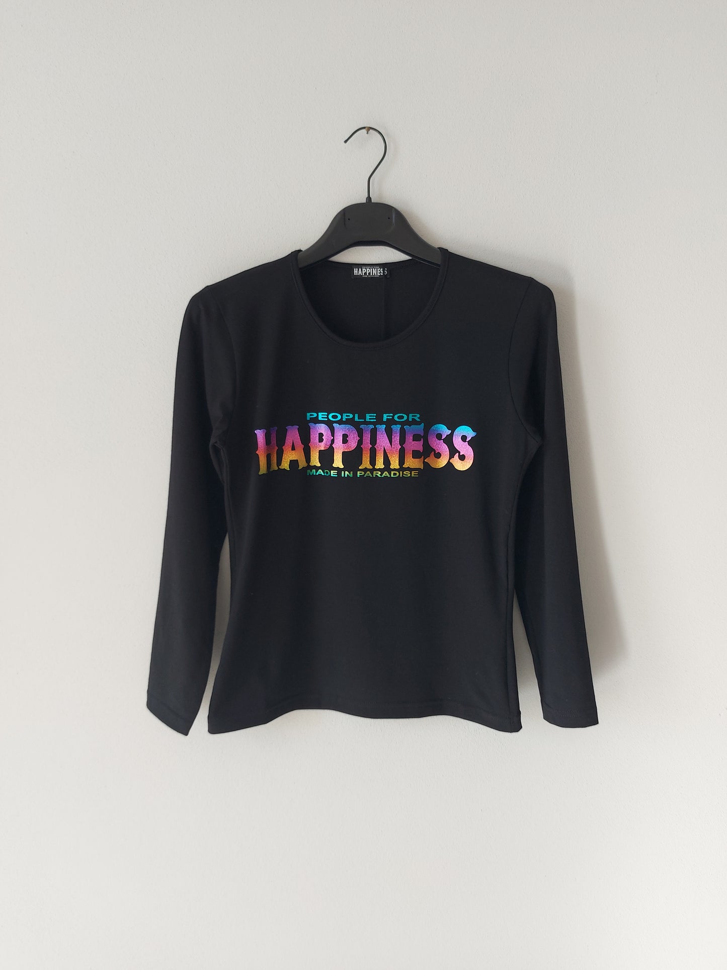 T-shirt Maniche Lunghe Happiness