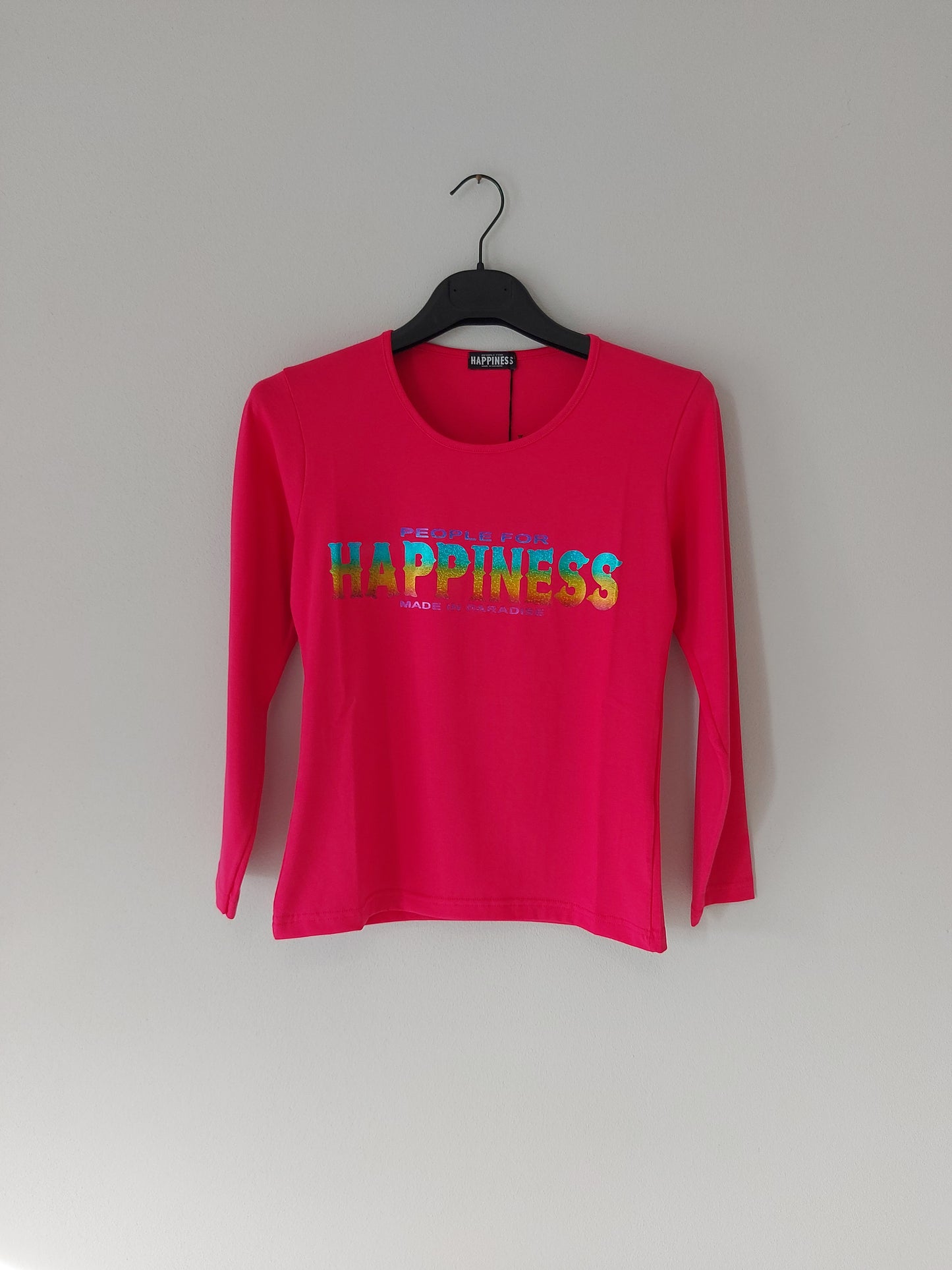 T-shirt Maniche Lunghe Happiness