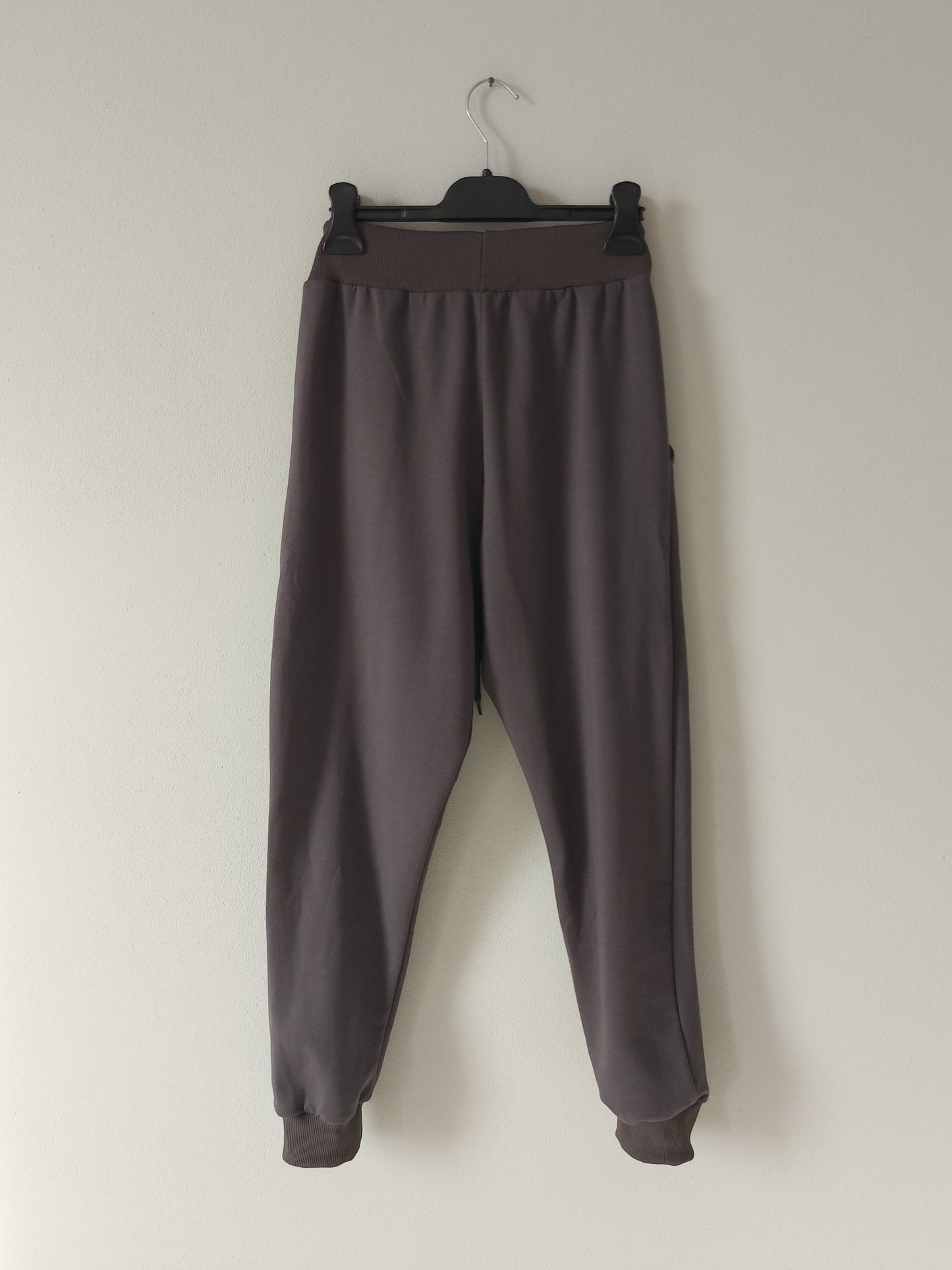 Jogger Grigio con Polso Happiness