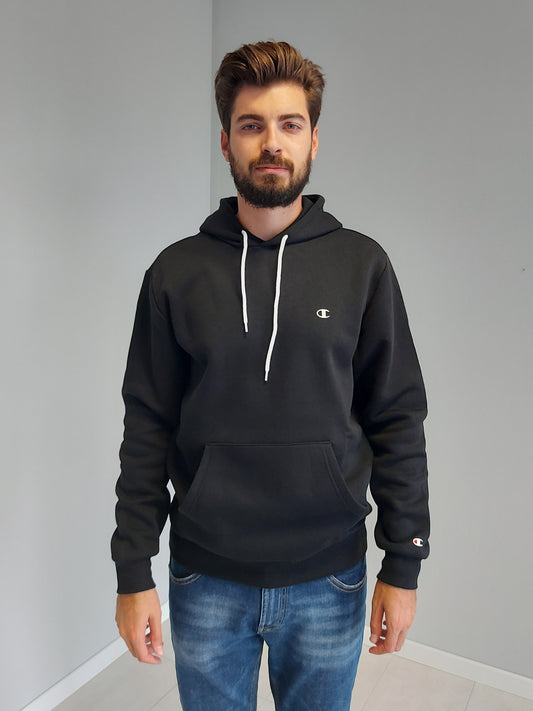 Felpa con Cappuccio Nera Champion BASE-1