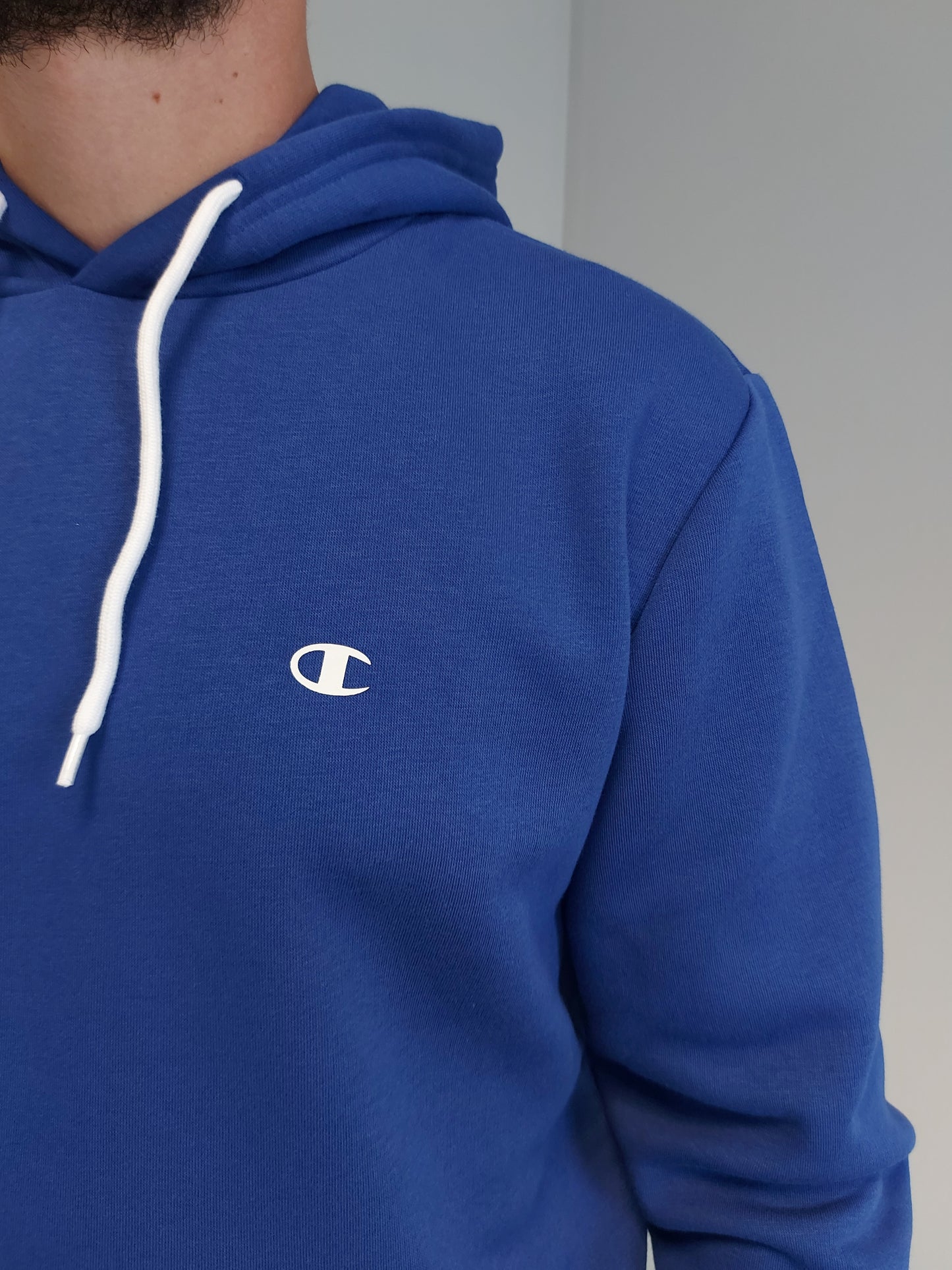 Felpa con Cappuccio Blu Royal Champion BASE
