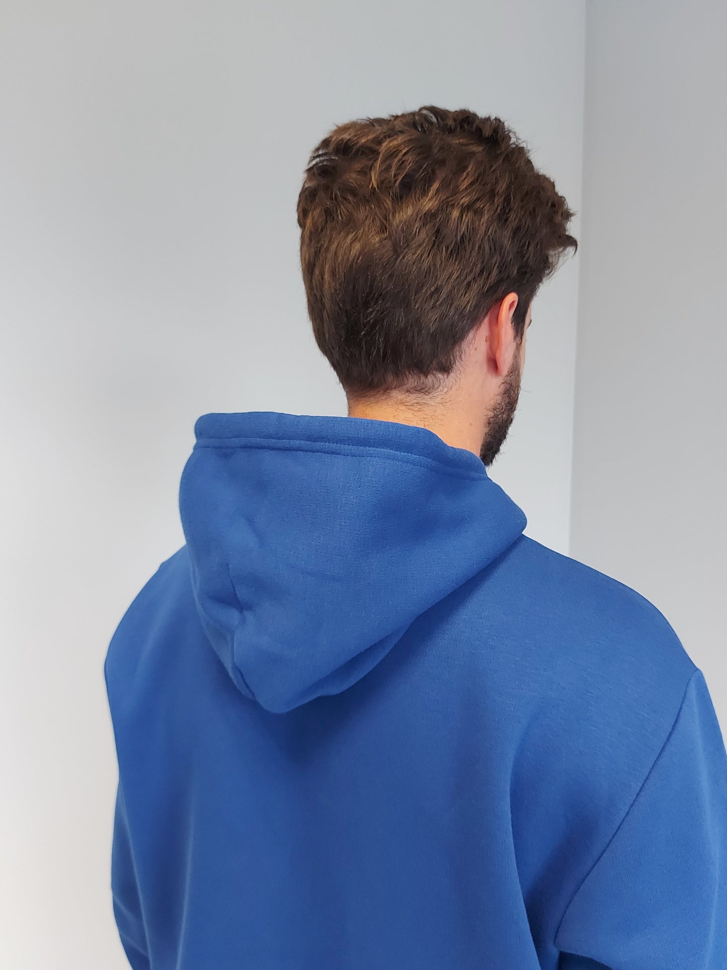 Felpa con Cappuccio Blu Royal Champion BASE