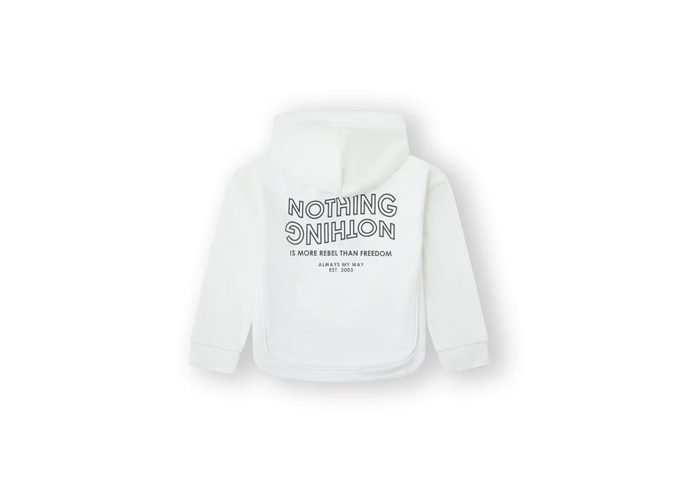 Felpa con Cappuccio da Bambino Bambina Unisex Canada House NOTHING 25487121