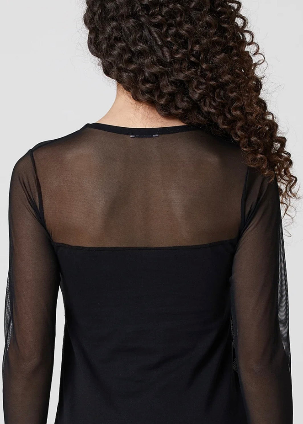 Top da Donna con Paillettes e Maniche Trasparenti Jadea 4823