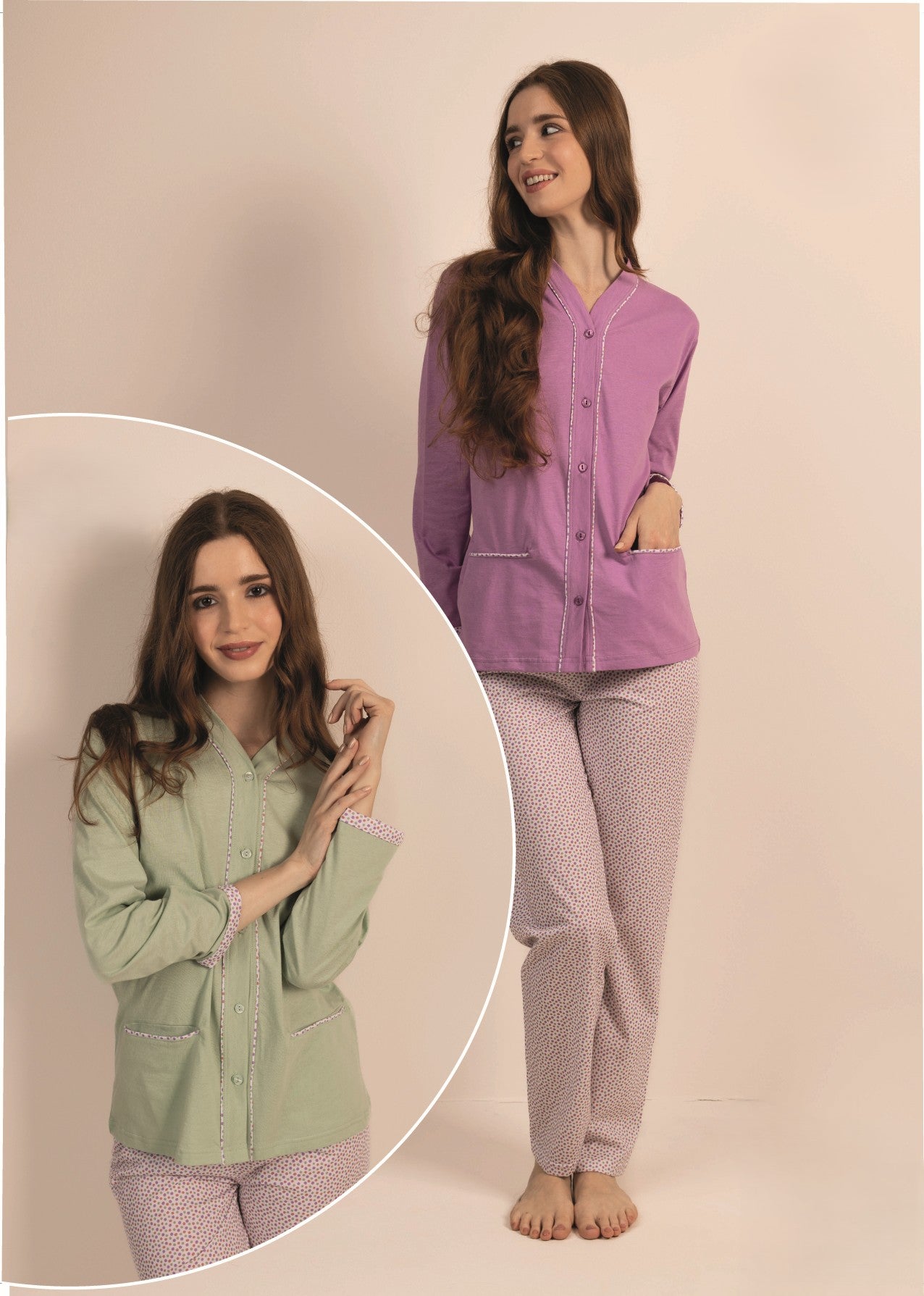 Pigiama Aperto Leggero da Donna Gary 5267