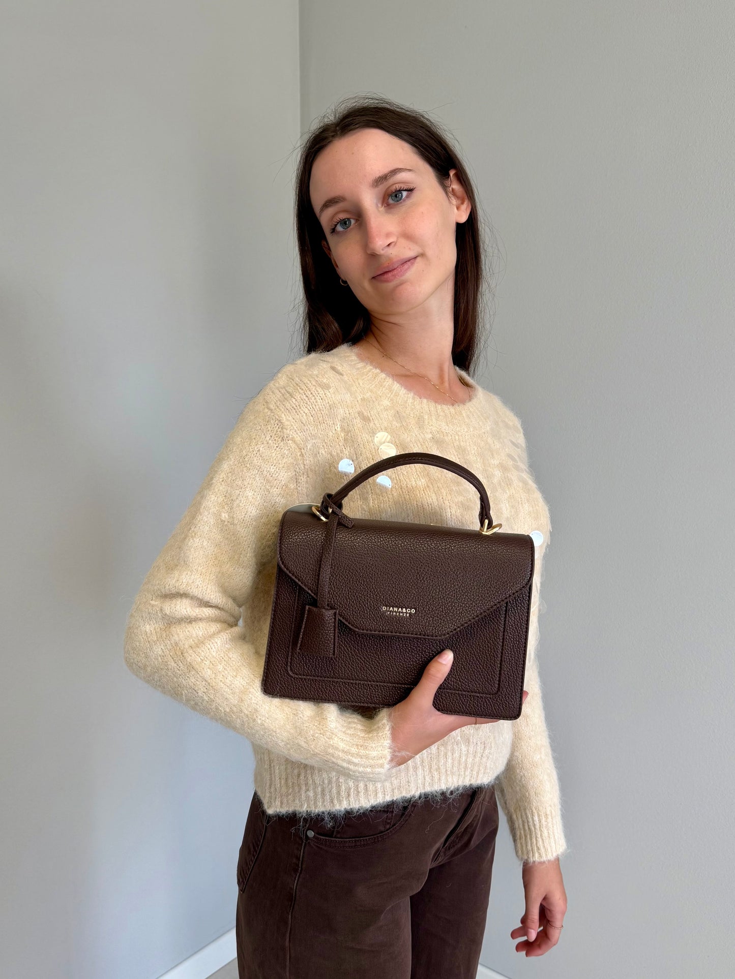 Borsa a Mano Marrone