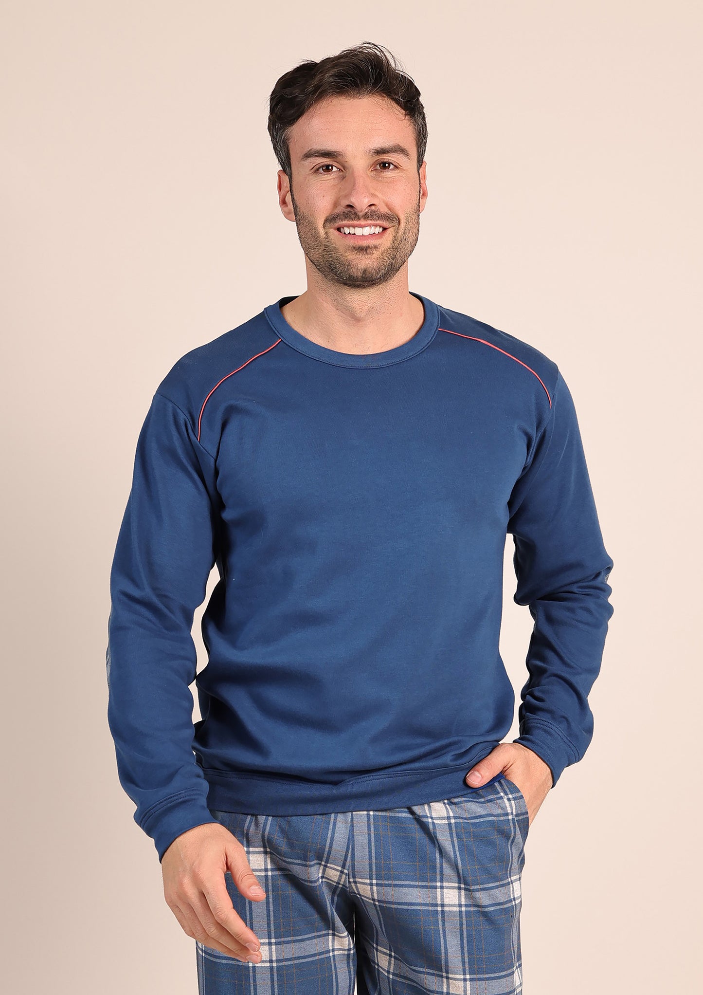 Pigiama Caldo Cotone Interlock Gary 6026