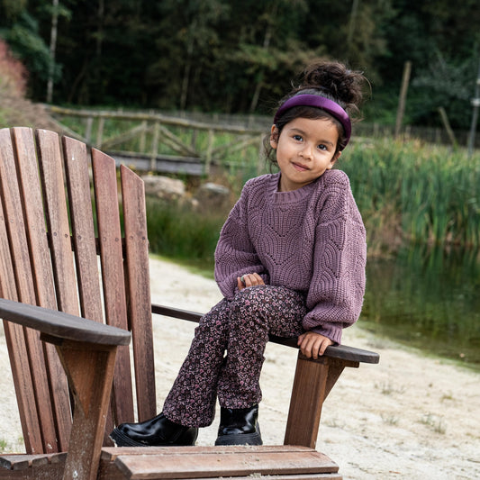 Maglione Oversize Vinaccia da Bimba Koko Noko Q52984-37