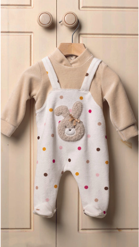 Tutina Intera in Ciniglia Neonato Gary 7002
