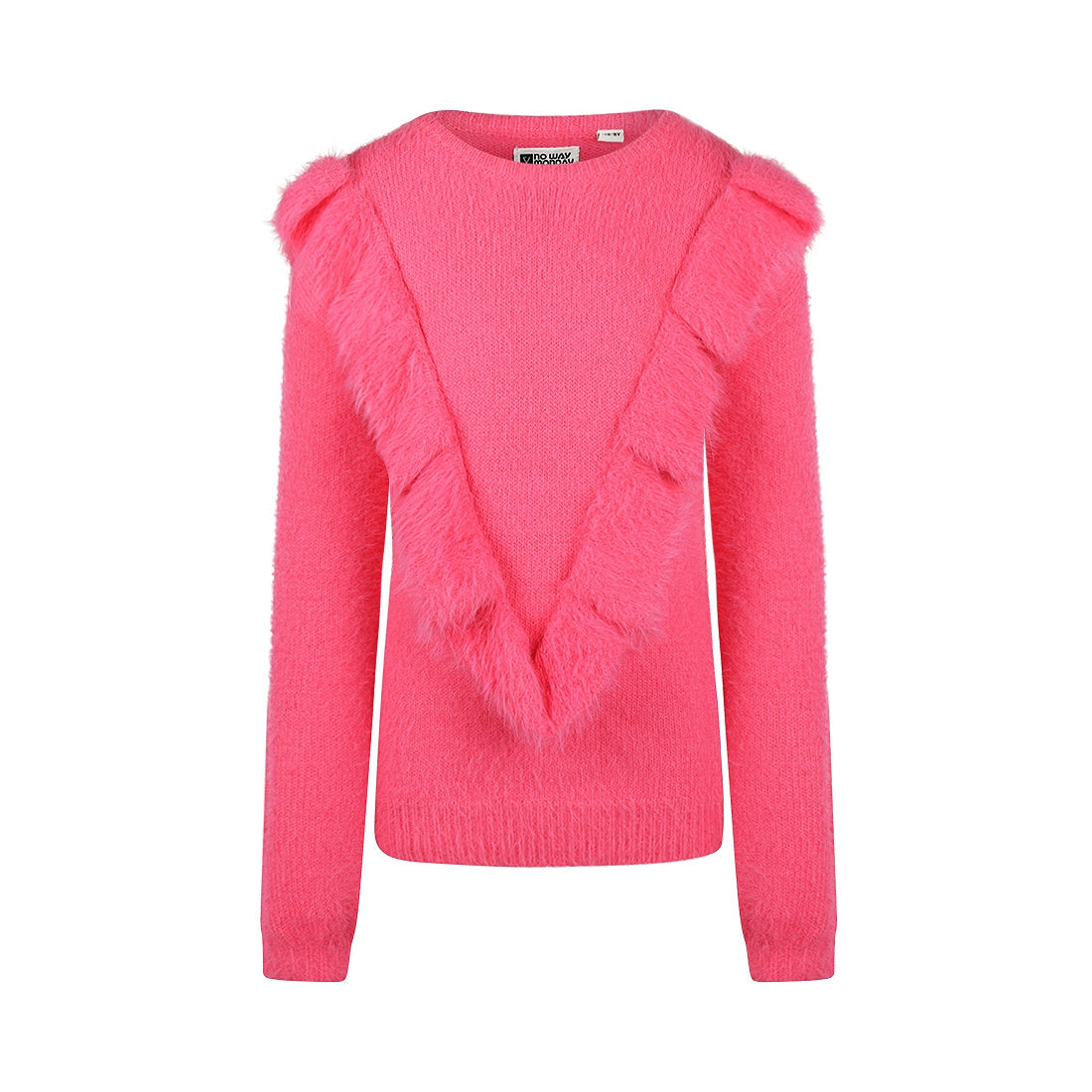 Maglione con Pelo Fucsia No Way Monday Q52000-1
