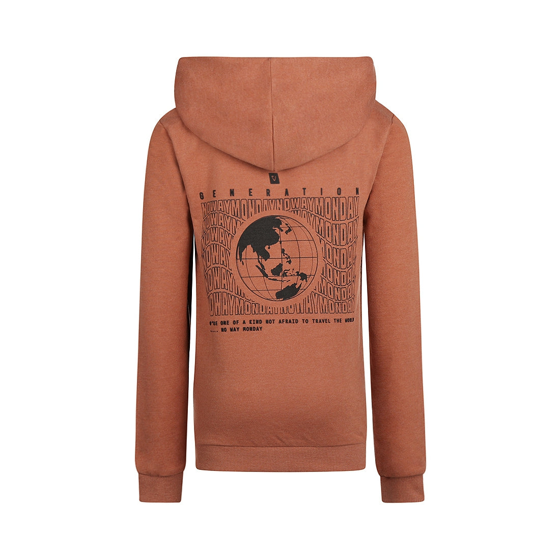 Felpa con Cappuccio Sportiva da Bimbo No Way Monday Q52241-1