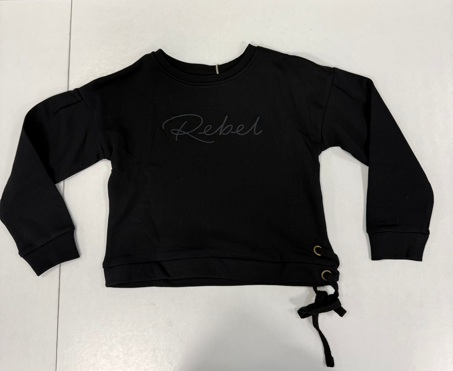 Felpa Girocollo Nero da Bimba Canda House REBEL 25487111