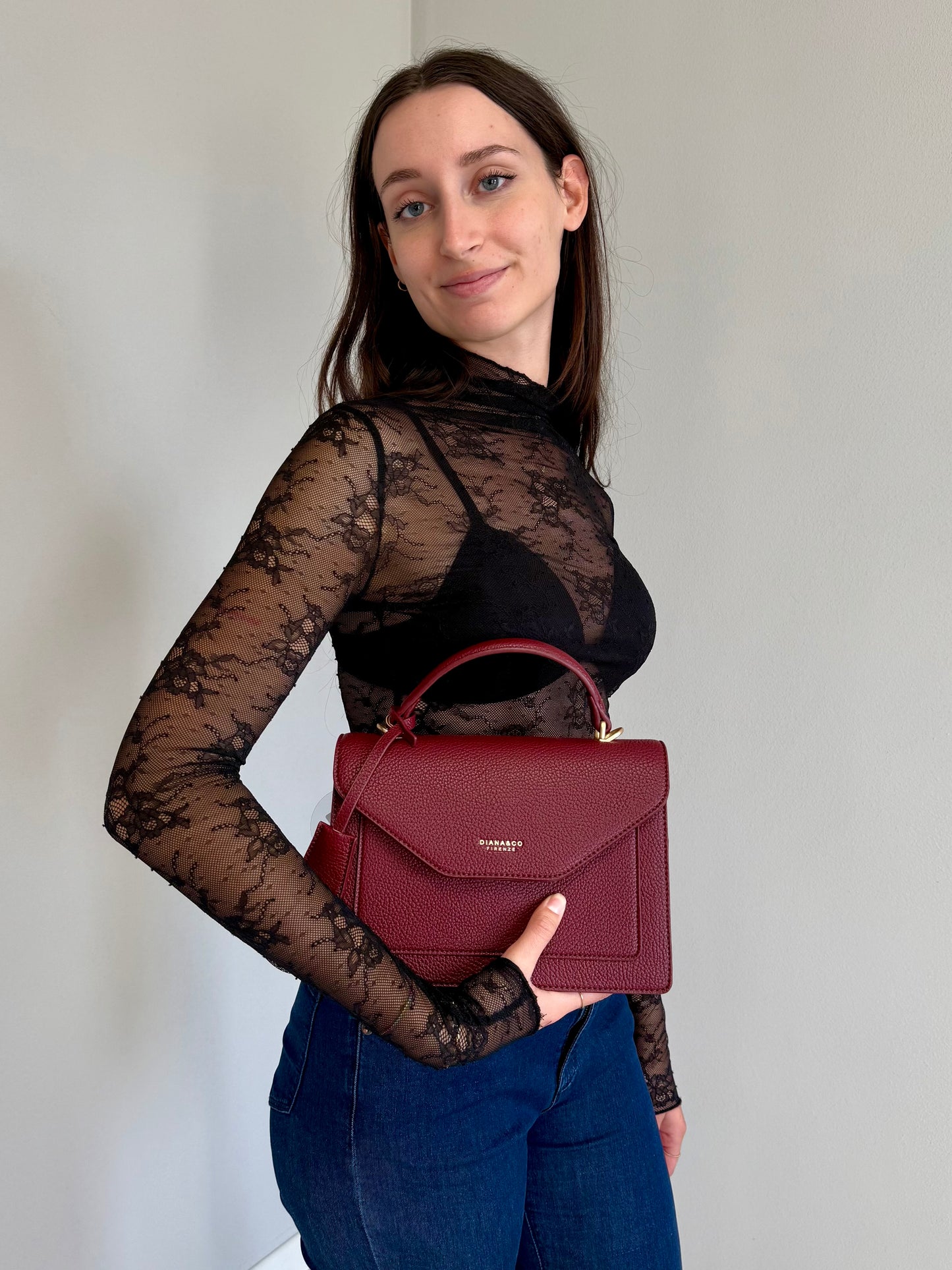 Borsa a Spalla Bordeaux