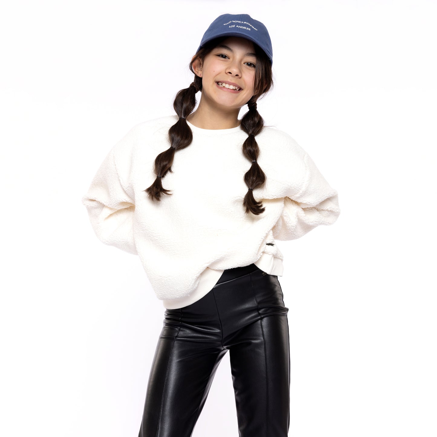 Leggings Similpelle Neri da Bimba No Way Monday Q52069-1
