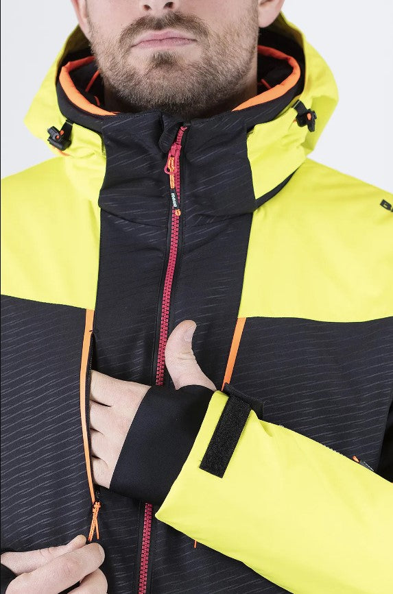Giubbotto da Neve Giallo Impermeabile AH1I Brugi