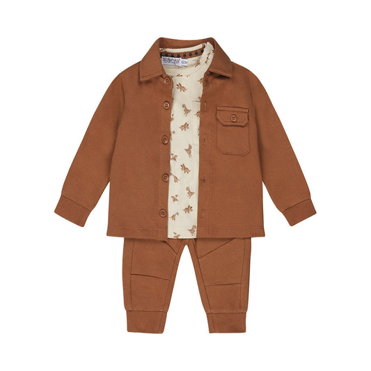 Completo 3 Pezzi Cognac da Bebè Dirkje Q52630-31