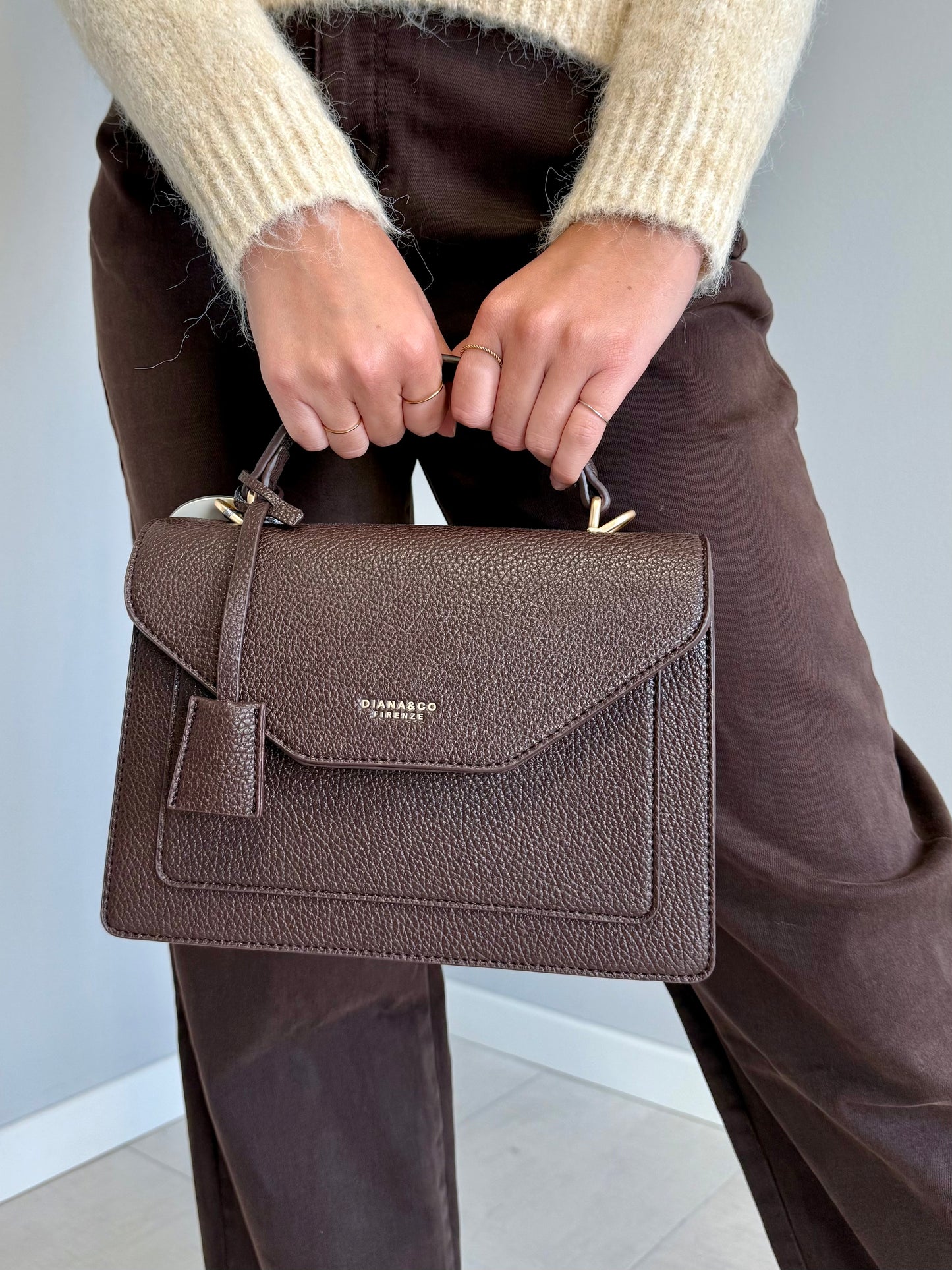 Borsa a Mano Marrone