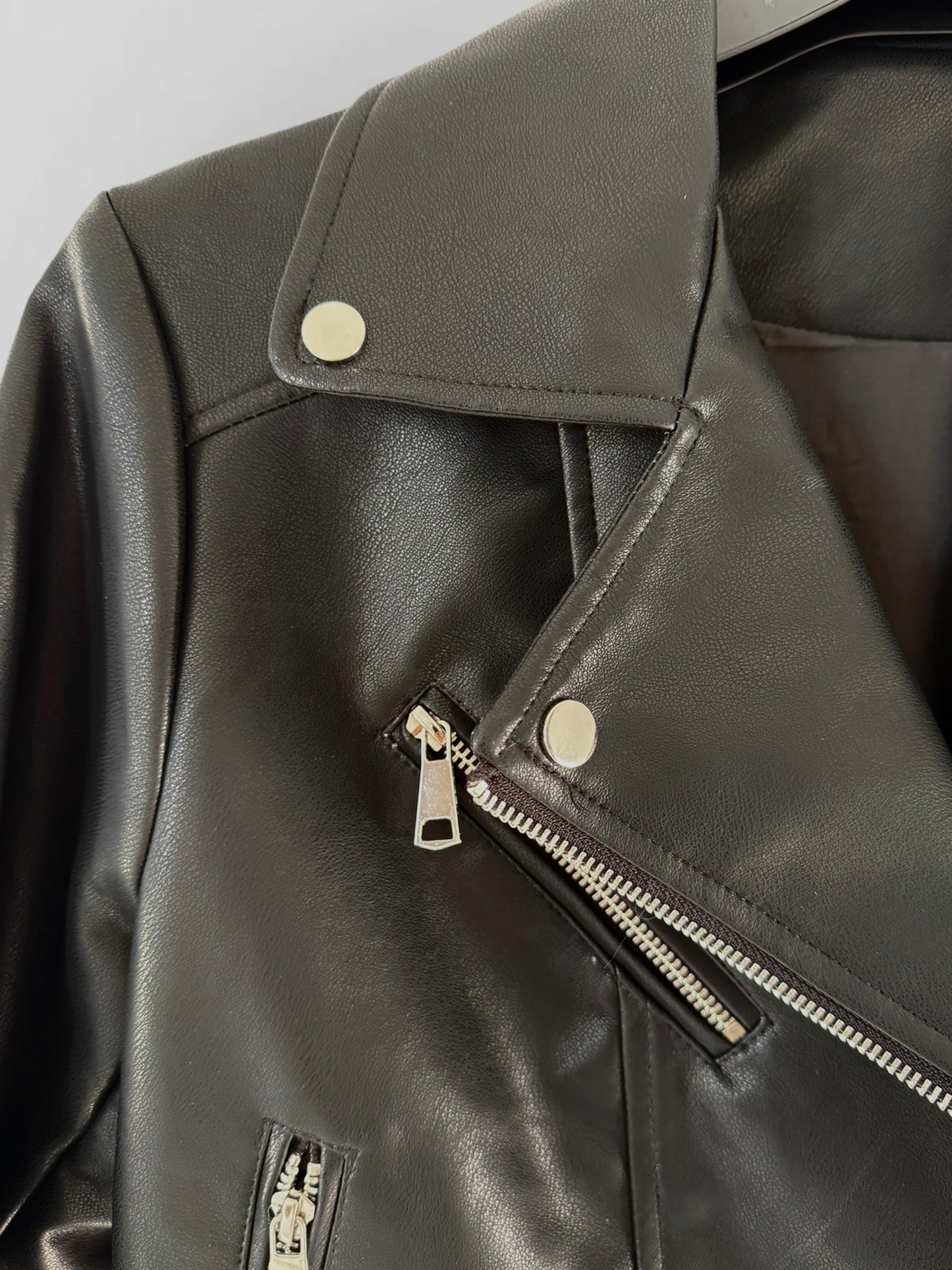 Chiodo in similpelle da Donna