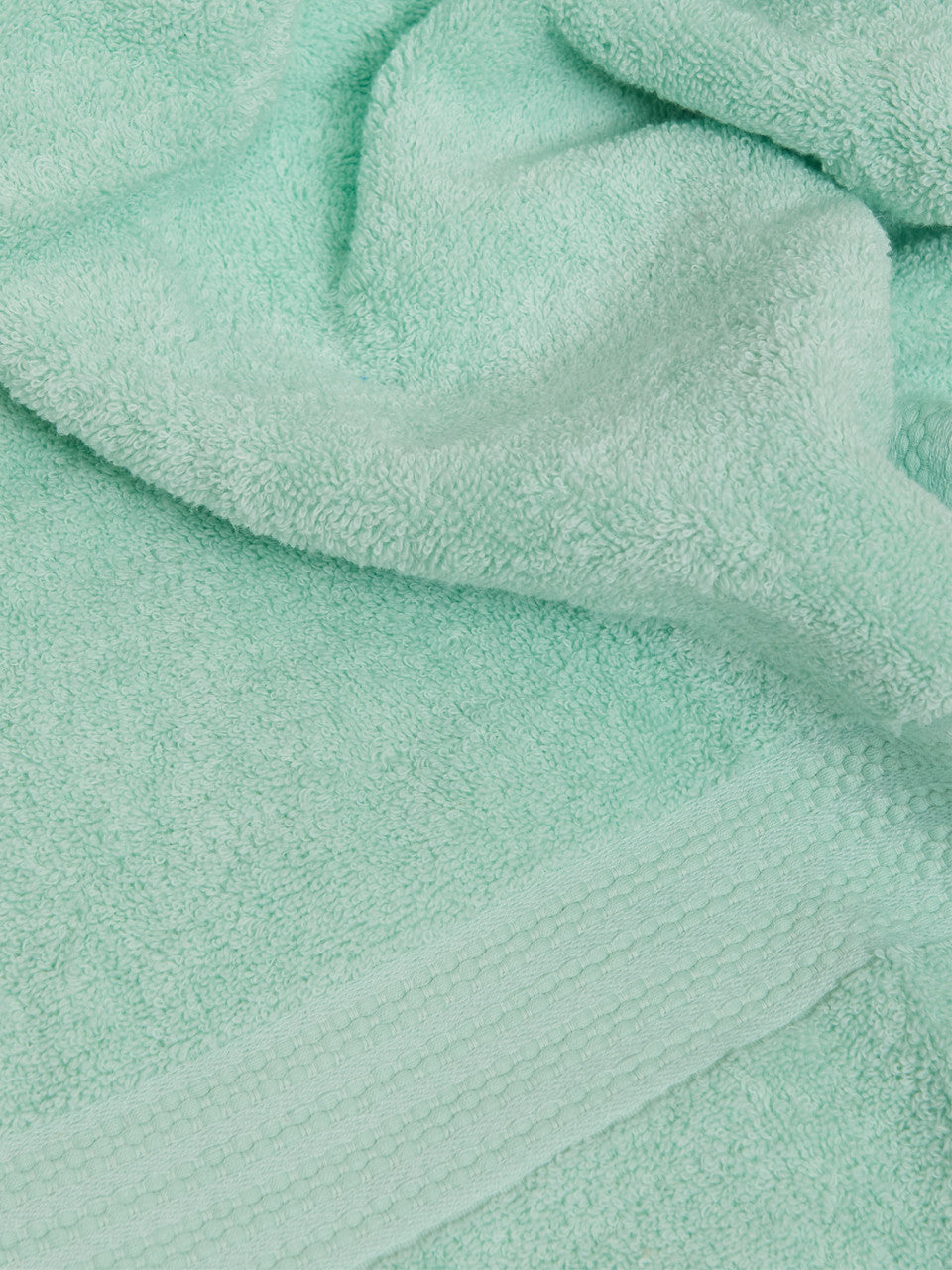 Asciugamani Viso 60X110 Verde Acqua Aquilatex