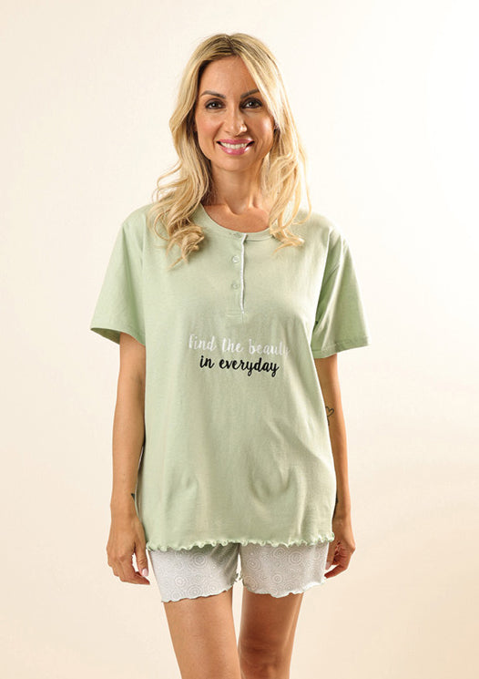 Pigiama Estivo da Donna in Cotone Gary Z55066