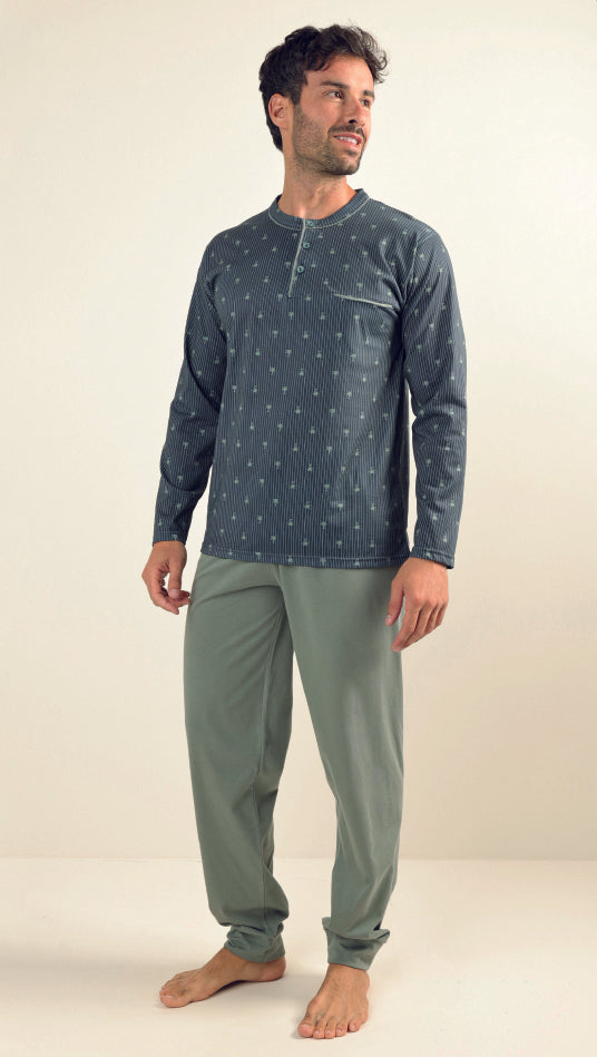 Pigiama da Uomo Leggero Gary Blu Z60011