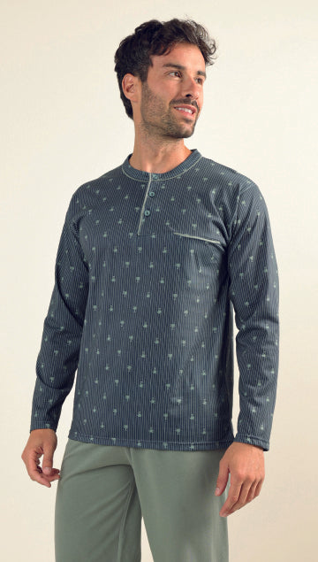 Pigiama da Uomo Leggero Gary Blu Z60011