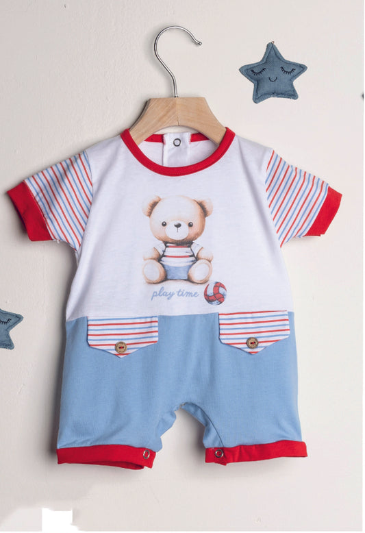 Pagliaccetto Neonato in Jersey Gary Z70101