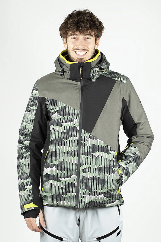Giacca da Neve Impermeabile Camouflage Brugi AI1G