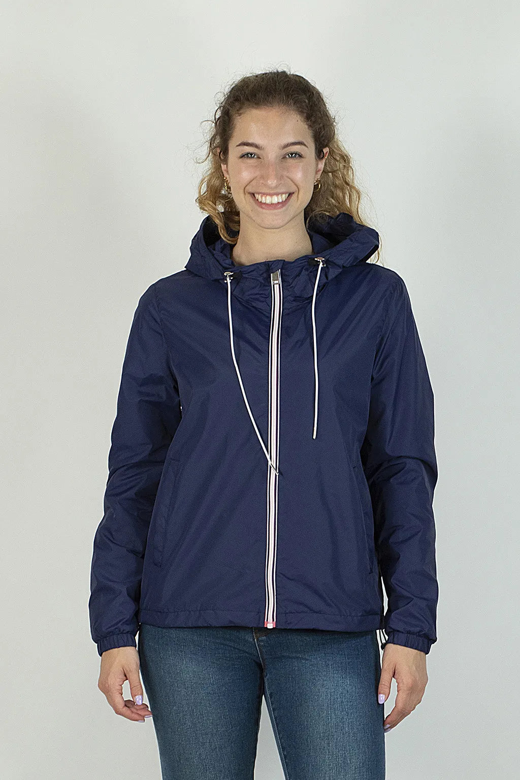 Giacca Leggera da Donna con Cappuccio Brugi CE5D Bezzon