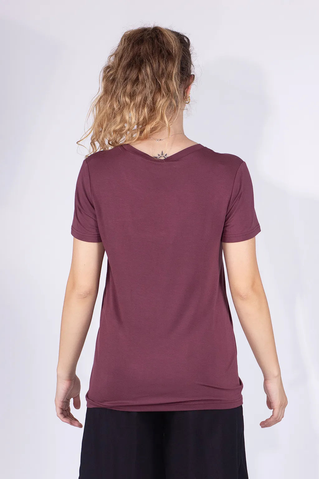 T-shirt in Viscosa da Donna Brugi CE5N