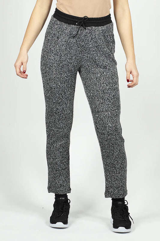 Pantaloni Mélange con Elastico in Vita Brugi CM5V