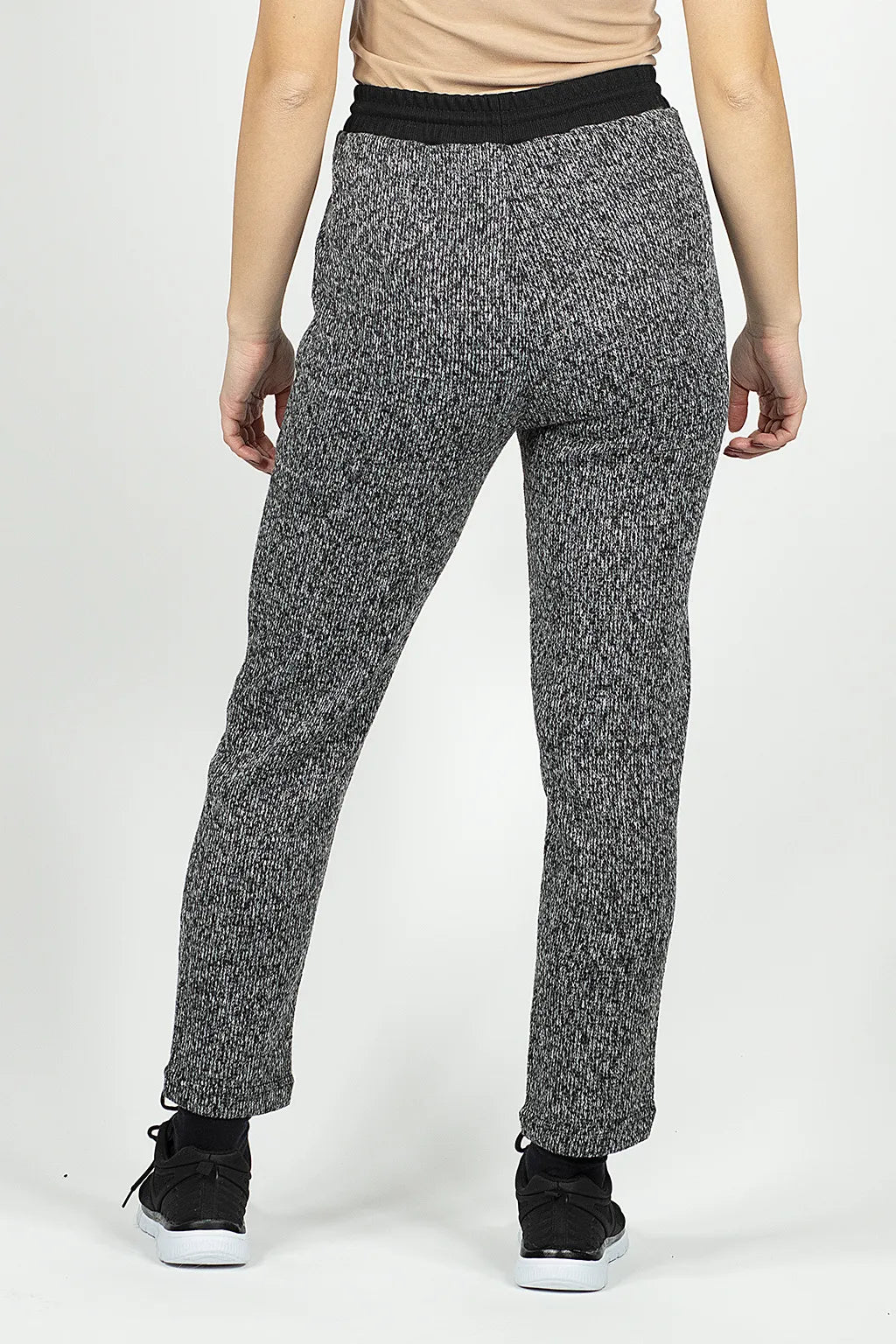 Pantaloni Mélange con Elastico in Vita Brugi CM5V