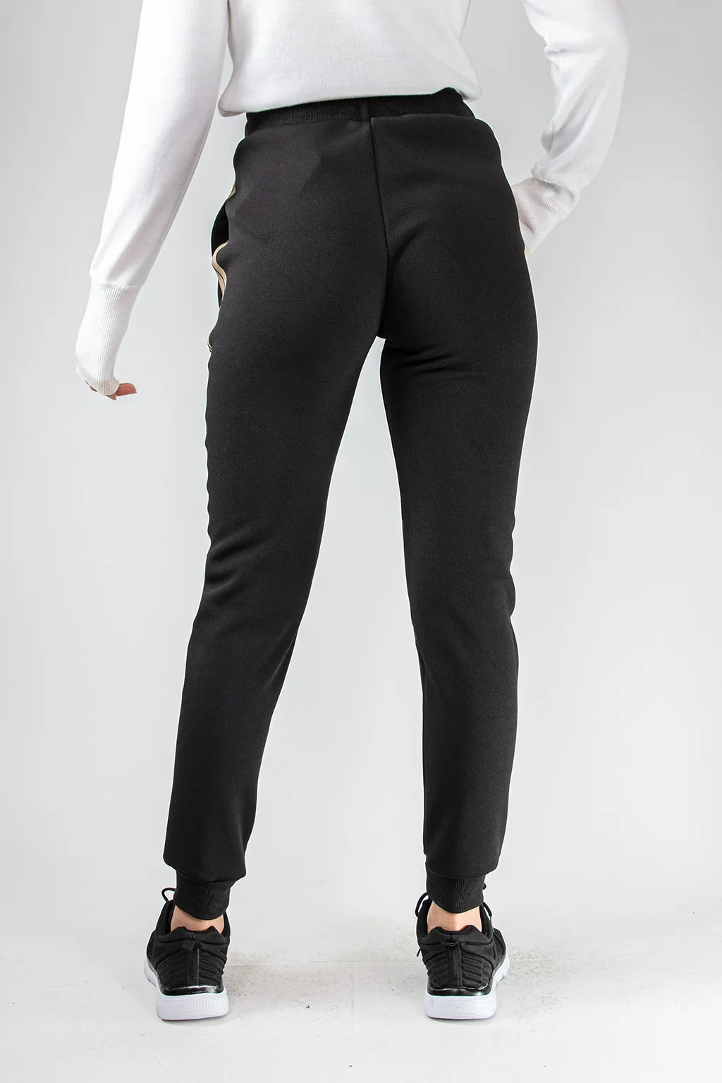 Pantaloni Neri con Coulisse Brugi CU57