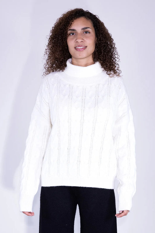Maglione da Donna con Trecce Brugi CU5L