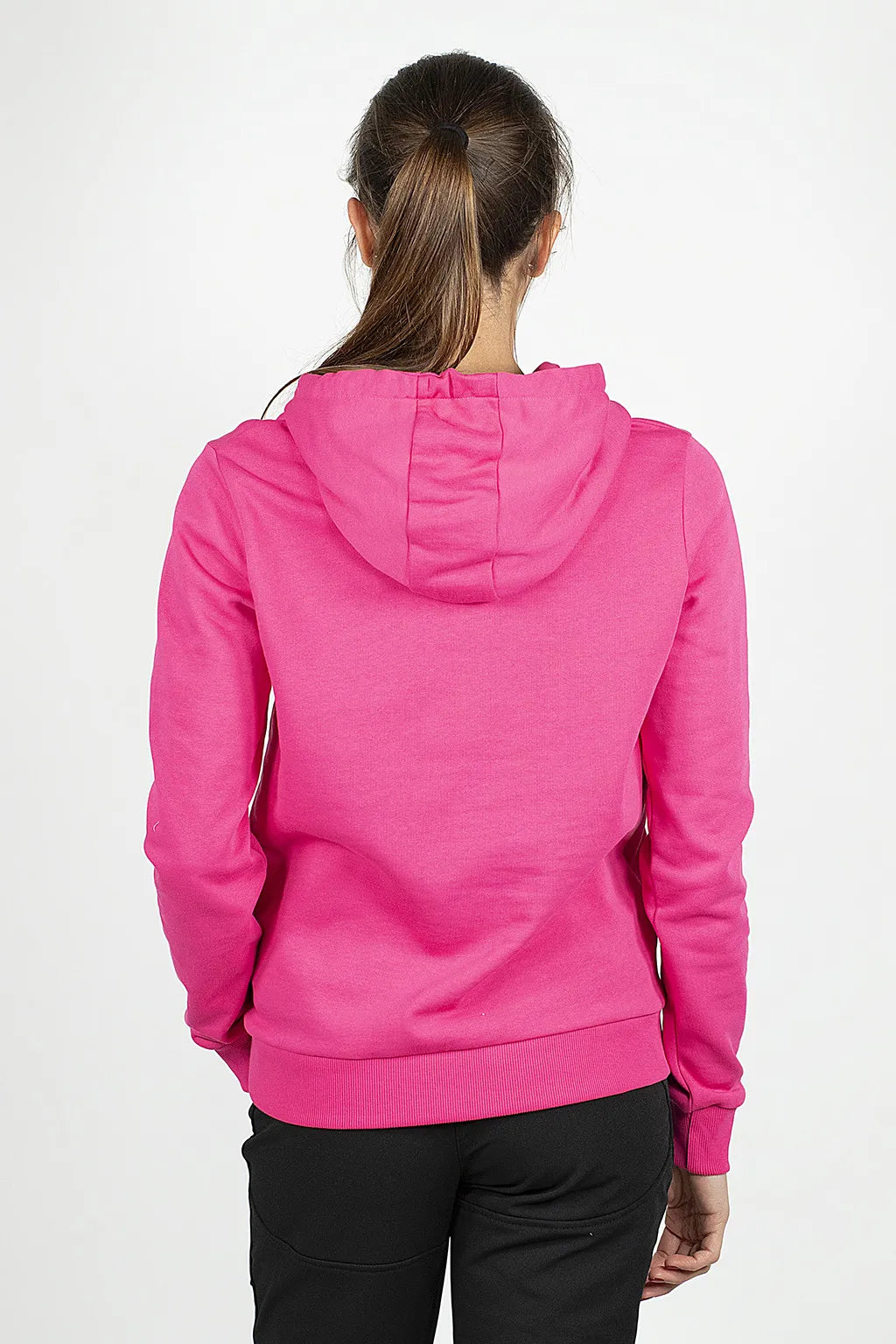 Felpa con Cappuccio Fucsia da Donna Brugi FF2D