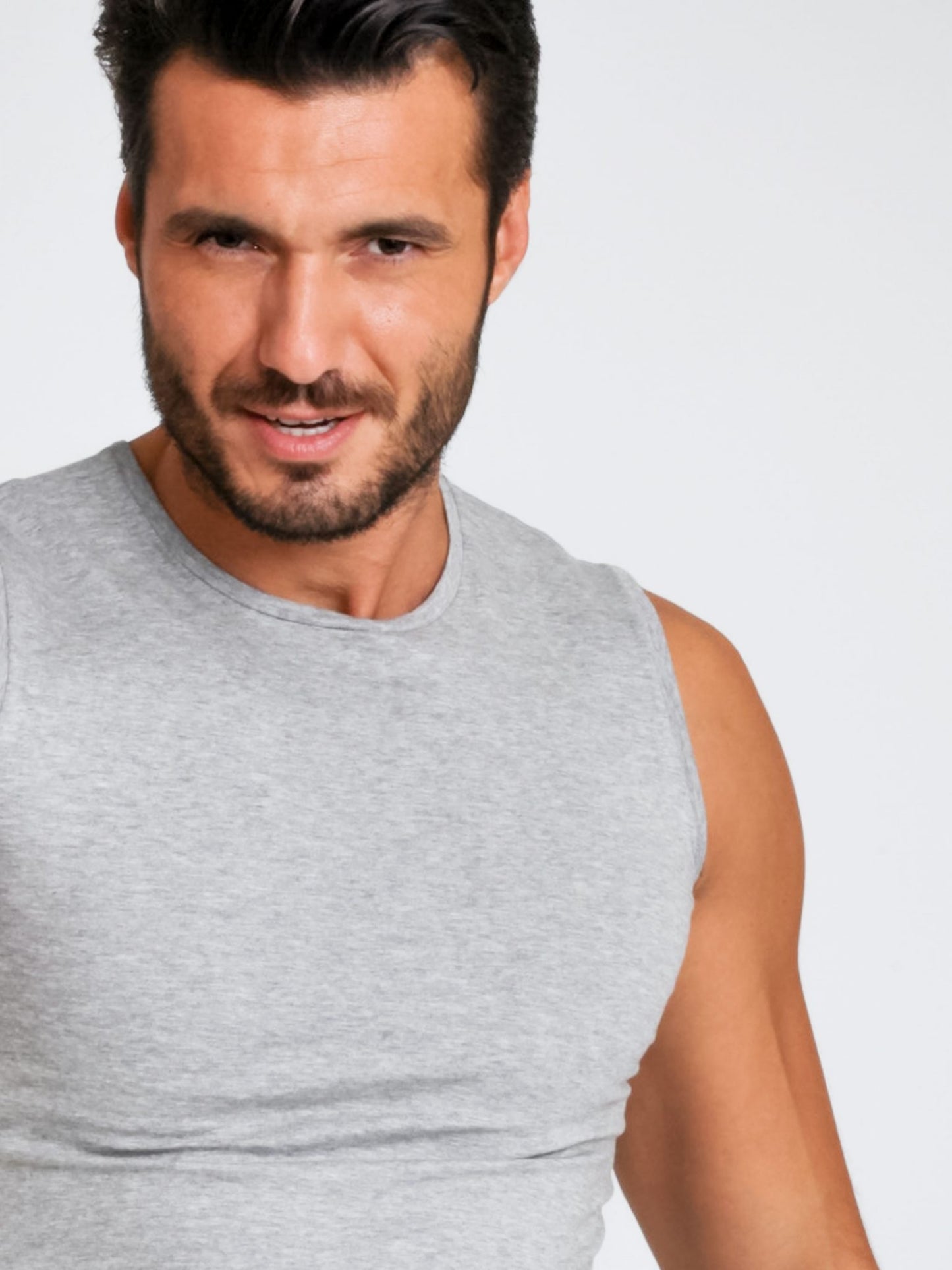 Smanicato da Uomo Elasticizzato Basic Cotton 988