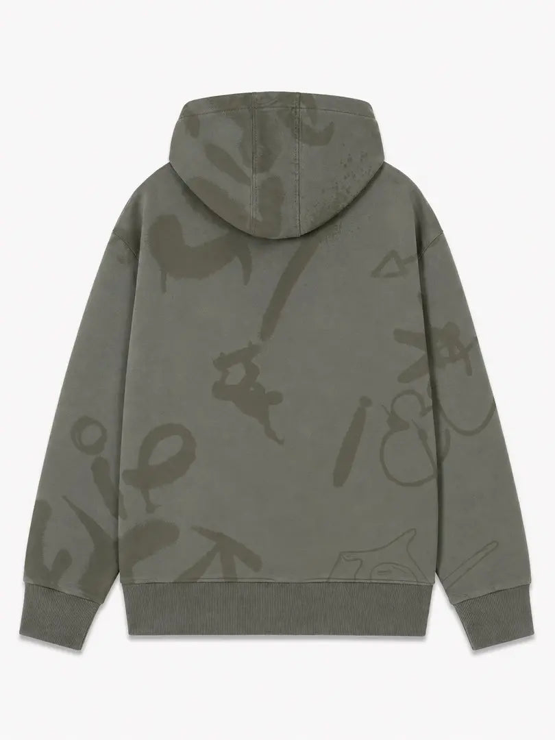 Felpa ragazzo con stampa stile graffiti L26WB0511