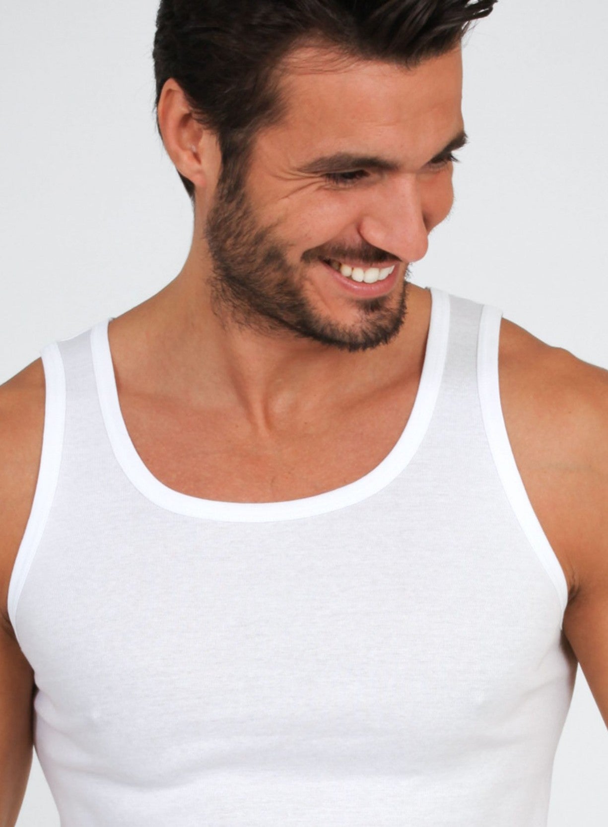 Canotta Uomo Spalla Larga Cotone 3286