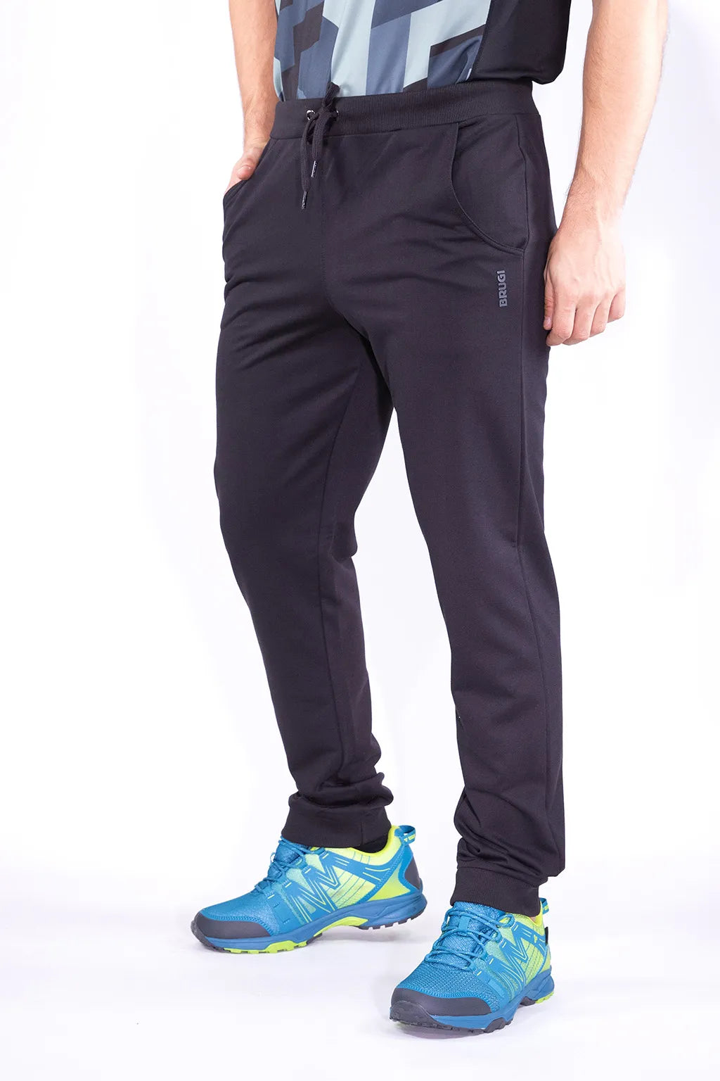 Pantalone Joggers con Polso da Uomo Brugi F91Y