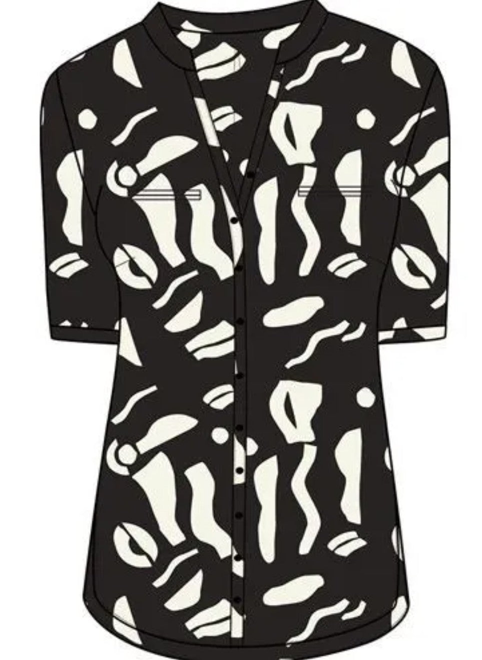 Camicia da Donna in fantasia Brugi C75Z