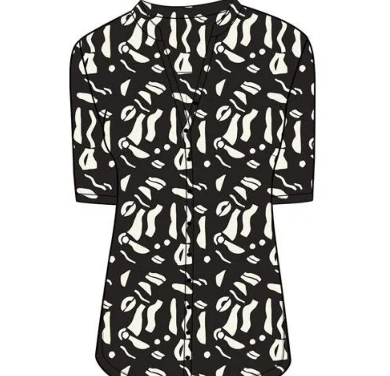Camicia da Donna in Viscosa Brugi C654