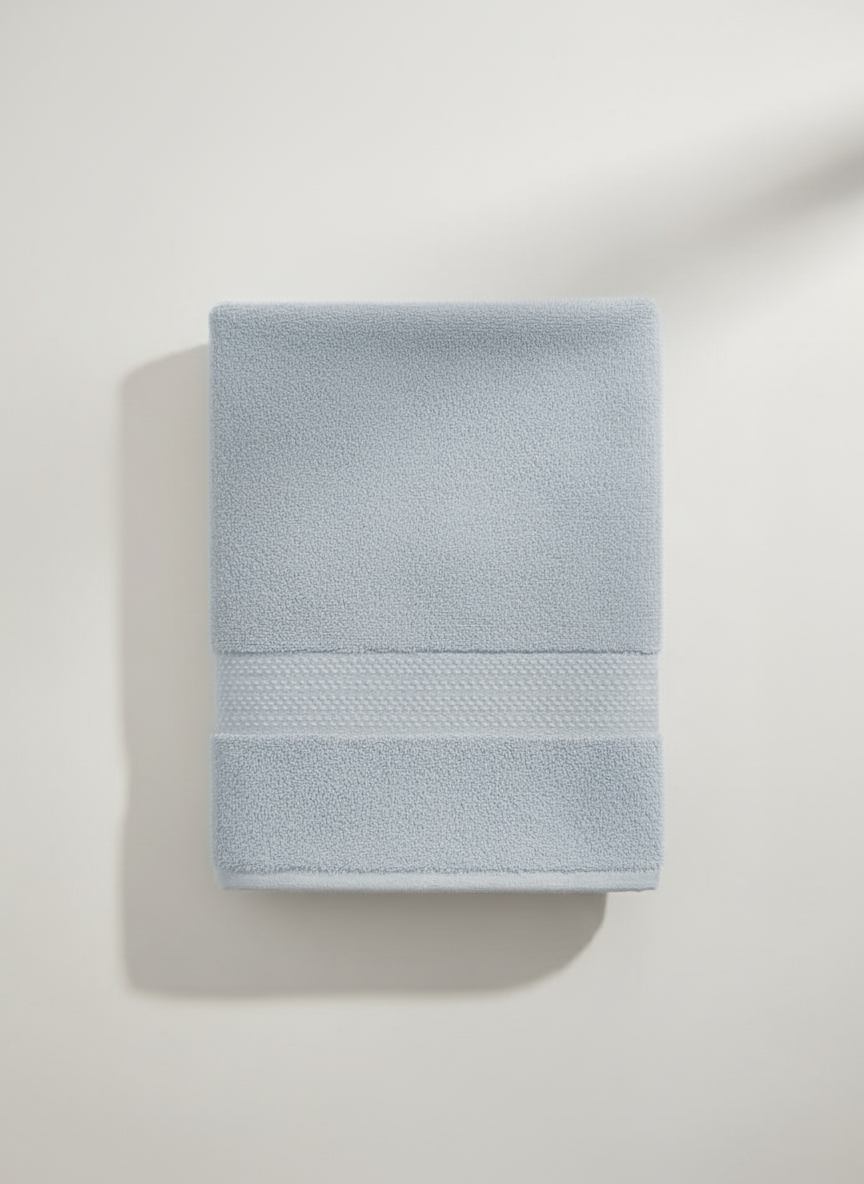 Asciugamani Telo Doccia 100X150 Azzurro Aquilatex